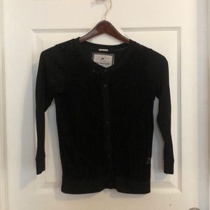 Black lace cardigan